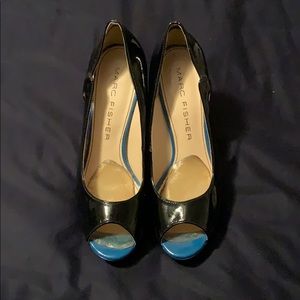 Marc Fisher Platform Patent Leather Shoes